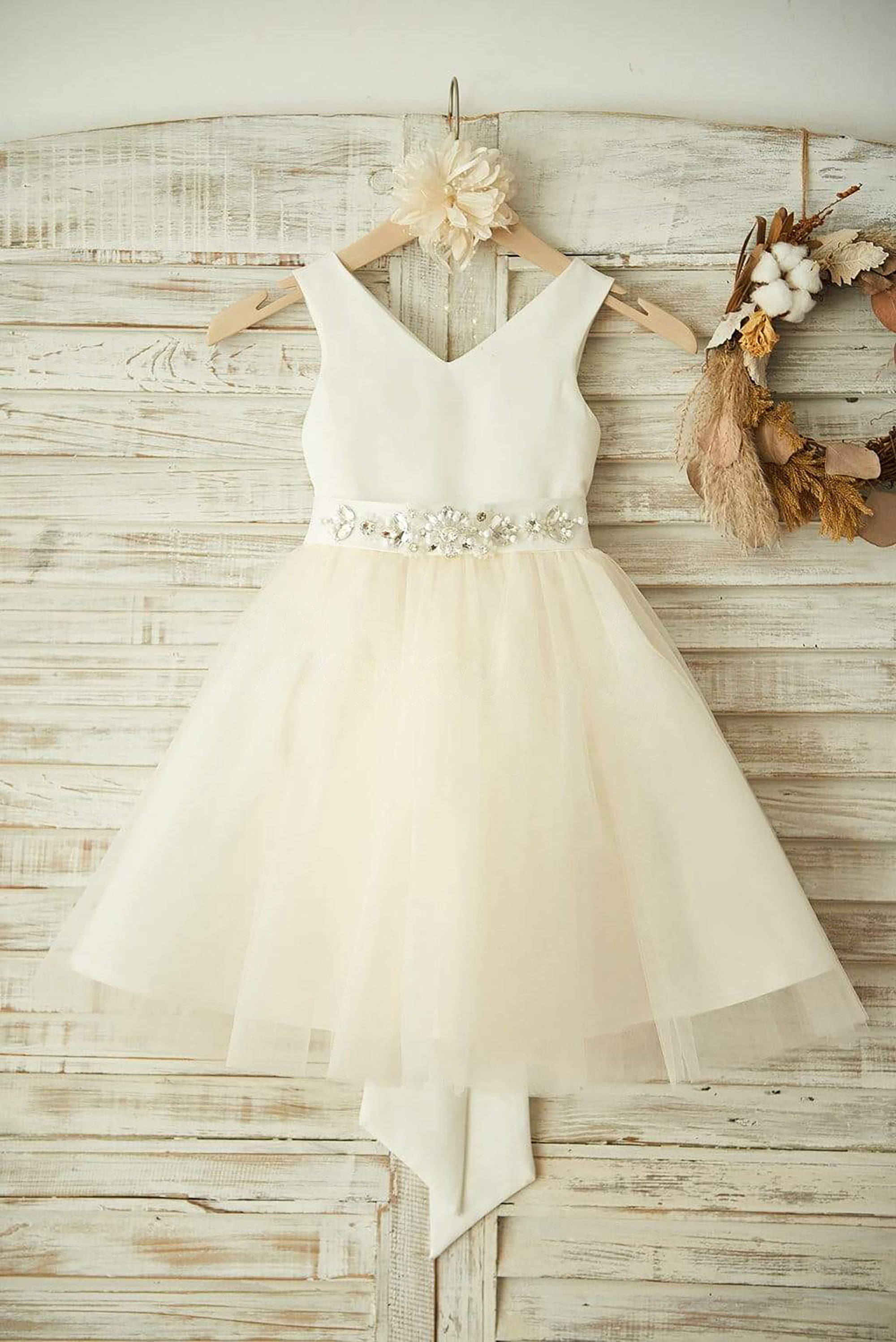 Belt for flower girl dress best sale